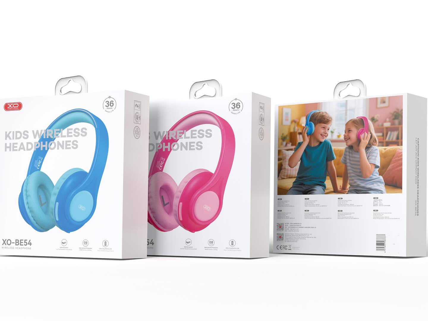 BE54 CARTOON KIDS HEADPHONES