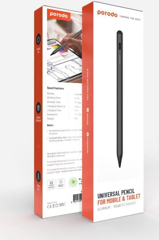 Porodo Universal Smart Pencil with Touch Switch