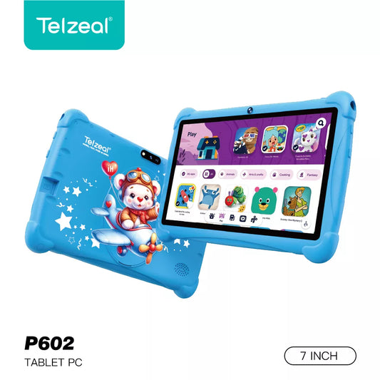 Telzeal P602 7-Inch Kids Tablet - 4GB RAM, 128GB