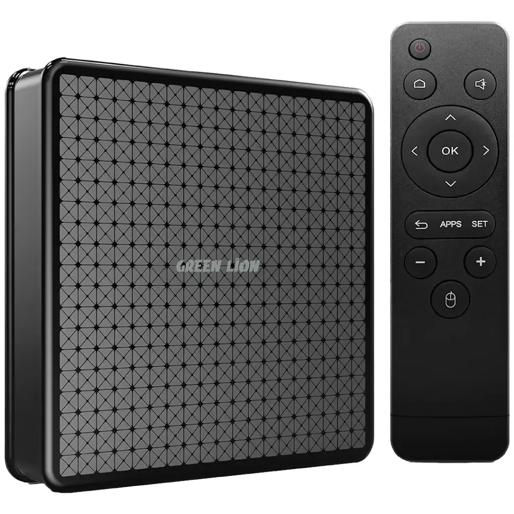 Green Lion Android TV Box 4K with Remote Control