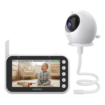 Porodo Lifestyle Lumi Baby Smart Monitor with Camera and Display Screen