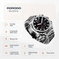 Porodo Chrono Steel Smart Watch - Silver