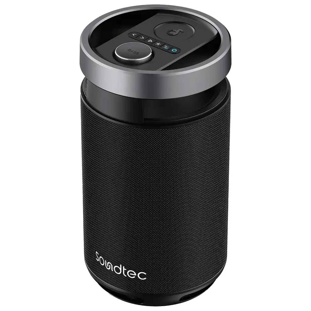 Porodo Soundtec Tiesto Portable Karaoke Speaker - Black