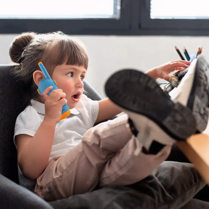 Porodo Kids Dual LCD Walkie Talkies with Flashlight & Keypad Child Lock