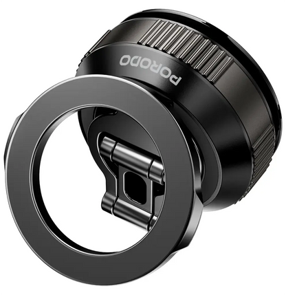 Porodo Vacuum Suction Magnetic Phone Holder - Black