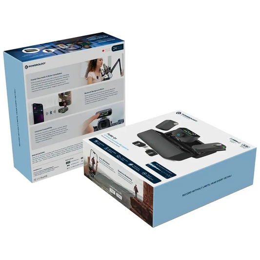 The Powerology Pure Q1 AI Noise-Cancelling Microphone