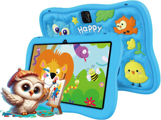 Telzeal P103 Kids Tablet PC, 10.1" 1280x800 Display, 4GB RAM, 512GB ROM, 5.0MP Front & 8.0MP Rear Camera, Dual Sim Card, Android 13, 8000mAh Battery, Blue | P103